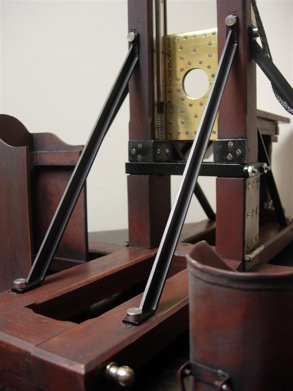 Guillotine model detail.