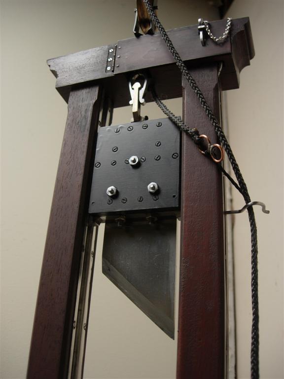 Guillotine model detail